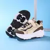 Zapatos para Niñas 2026 Primavera y Otoño Modelo Nuevo Zapatos Deportivos para Niños con Superficie de Cuero para Niñas Mayores, Zapatos Tipo Papá de Suela Blanda para Estudiantes
