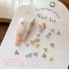 Accesorios de aleación para arte de uñas personalizados, mini moños, decoraciones de uñas de macarrón 3D de moda, venta al por mayor en grandes cantidades
