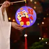 Linterna de Mochila Infantil Festival de Medio Otoño 2025 Nueva Plegable de Papel Luminosa Linterna de Palacio Decoración Festiva Linterna Hecha a Mano DIY