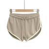Estilo Americano Retro Costura Doble Color Ropa Exterior Pantalones Cortos Deportivos Mujer Sencillo Deportes Yoga Fitness Casual Hogar Pantalones Cortos Ajustados