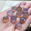 Ágata Lótus DIY Sementes de Lótus de Jade Acessórios Joias de Calcedônia Rosa Joias Artesanais Peças Semi-Acabadas em Estoque