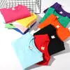 Camiseta Infantil de Algodón Puro Pesado con Logo Impreso, Guardería Blanca Pura Cuello Redondo Manga Corta Venta al por Mayor Verano