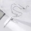 Colar Masculino de Aço Titânio Tendência Versátil Design de Nicho Marca de Moda Pingente de Alto Padrão Acessório Masculino Colar Estilo Masculino