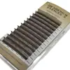 Pestañas Florales 5D Marrón Oscuro Mayoreo Estilo Cómico Denso Color Caramelo Racimo Individual Pestañas Postizas Plantadas Sin Caída