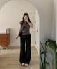 Primavera/Verão 2026 "Calça Modeladora Série Lu" Acabamento Texturizado Calça Esportiva de Modal Leve Calça Casual de Corte Reto