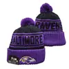 2026 Nuevo Gorro de Punto con Pompón de Color Mixto al por Mayor, Gorro de Lana de Equipo de Rugby, Jacquard de Doble Cara, Estilo Retro Artístico