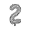Globos de Foil Plateados de 16 pulgadas con Letras Inglesas A-Z y Números 0-9, Soportan Varios Conjuntos de Combinaciones de Globos de Papel de Aluminio