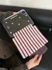 Listras Estrelas Coreanas Adequado para Capa Protetora de Tablet iPad Air Mini6Y Dobrável com Compartimento para Caneta Pro 10ª Geração Desenho Animado 11 polegadas