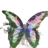 Iluminación Dinámica Alas de Mariposa Acrílico Material Láser Flor Brillante Mariposa Decoración de Plaza Comercial Props