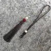 Conjunto de corda com alça de nó da paz, fecho lagosta e borla, acessório de pendurar no carro estilo antigo Hanfu, disponível em várias cores, inclui um laço