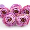 Cabeças de Flores de Camélia Exquisitas de Seda Artificial, Botões de Camélia de Alto Padrão Estilo Europeu, Materiais para Buquê de Flores de Presilha de Cabelo Artesanal DIY