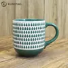 Fábrica de Comércio Exterior Atacado Serigrafia Cerâmica Caneca Japonesa Marca-copo Xícara de Café Xícara de Café da Manhã Criativa
