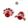 Brincos de estilo antigo distinto estilo chinês Hanfu 925 brincos de prata longo em forma de ventilador brincos assimétricos para as mulheres