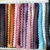 Em estoque 116 cores elastano super macio malha de tricô com elasticidade em quatro direções suéter roupa de casa tecido para brinquedos Veludo Raposa Prateada