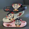 Chinelo Infantil Nezha para Meninos e Meninas Verão Desenho Animado Banho Casa Banheiro Antiderrapante Exterior Chinelos de Bebê