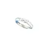 Anillo Luminoso de Plata S925 Montaña y Luna para Pareja Anillo de Confesión de Lujo Ligero para Hombres y Mujeres Anillo de Pareja Esmaltado de Nicho Regalo