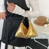 Nova Bolsa de Ombro Estilo Coreano Ins, Grande Capacidade, Lantejoulas, Bolsa de Mão de Nicho, Bolsa de Axila para Mulheres, Moderna e Simples, Atacado