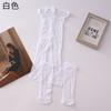Calcetines sexis desgarrados con pasión para mujer, desechables, de seda negra, moldeadores de piernas, abiertos, finos y fáciles de rasgar.