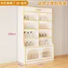 Vitrina de cosméticos, vitrina de uñas para salón de belleza, estante de productos para el cuidado de la piel con puerta de cristal, estante de múltiples niveles