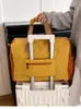 Nueva Bolsa de Viaje Color-Blocking de Moda para Viajes Cortos, Exquisita Cartera de Mano para Viajes de Negocios y Gimnasio, Bolso de Hombro, Bolsa de Almacenamiento para Alojamiento y Equipaje de Gimnasio