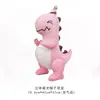 Balão de Dinossauro Colorido Maca 4D Estéreo Montado em Pé Decoração de Festa de Aniversário Adereços para Fotos Brinquedo Balão