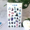 Adesivos de PVC de Anime adesivos diário adesivos transparentes adesivos em formato de desenho animado DIY