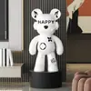 1,2 metros acima de 1,8 metros com áudio Bluetooth 2024 Mochila DJ urso pousando grandes ornamentos villa lobby do hotel