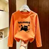 Camiseta de Algodão Puro para Meninas Primavera e Outono, Blusa Básica Elegante de Manga Longa para Crianças Mais Velhas, Coleção Primavera e Outono 2026