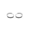 Brincos de Fio Preto em Prata de Lei S925, Joias Estilosas de Nicho, Ear Cuffs Estilo Ins, Brincos da Moda para Mulheres, Novo Modelo 2024