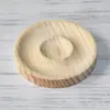 Bandeja de Madera Estilo Europeo para Pulseras Redonda con Cuentas para Exhibición Almacenamiento para Pulseras y Brazaletes Juego Cultural DIY Bandeja para Exhibir Cuentas Budistas