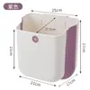 Papelera creativa plegable de pared para cocina del hogar con tapa, cubo de basura colgante, papelera para baño