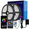 Luces Led Transfronterizas de Bajo Voltaje 5050 de Colores Tira de Luces RGB Luces de Halloween Coloridas Cambiantes Atmósfera Fantasía Luces Marquesina a Todo Color