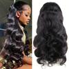 Peruca de renda frontal europeia e americana novo cabelo das mulheres com ondas grandes e cachos longos fofos naturais diariamente cobertura de cabeça completa atacado