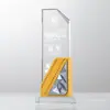 Medalla Trofeo Colorido de Cristal Creativo Metal Aniversario de Empresa Deporte Incentivo Personal Grabado en Vidrio Premio Conmemorativo