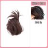 Clip de agarre de pluma de pollo, paquete de maniquí de cabeza de bola doble, simulación de cabeza de volante antiguo, pinza para el cabello aturdida, accesorios para el cabello nuevos 2024
