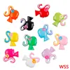 Nuevas Cuentas Acrílicas con Dibujos Animados Coloridos para Cadena de Teléfono, Collar, Joyería, Accesorios para Colgar en el Coche