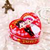 Caja de hojalata para dulces de boda estilo europeo tamaño pequeño caja de regalo de flores ventas directas de fábrica Wenzhou Jinxiang