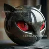 Escultura Popular de Gato Negro de Piedra de Lujo Transfronteriza Adornos de Estatua de Gato Negro de Resina de Lujo