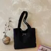 Bolsa Casual Bolsa de Tecido Bolsa de Ombro Estilo Coreano Retrô Bolsa Tote de Veludo Cotelê Bolsa Feminina Moderna Grande Capacidade Bolsa para o Dia a Dia