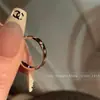 Anel de zircônia e pérola de luxo leve coreano de alta qualidade para mulheres, design de nicho vintage, joia de anel aberto com laço