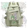 Mochila de mercancía del Dios Maligno Moran, mochila estilo anime 2D del equipo del hospital Wang Qing Han Yu para estudiantes hombres y mujeres, moderna