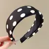 Faixa de cabeça de tricô estilo francês retrô na cor café para mulheres, extra-larga, projetada para levantar e modelar o cabelo, perfeita para outono e inverno, novo acessório de cabelo de tricô
