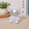 Luz de Noche para Astronauta Lámpara de Luna Adorno Lámpara de Mesita de Noche para Dormitorio Regalo de Cumpleaños Recuerdo de Guardería Lámpara Portátil de Luna