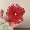 Los Colores Son Súper Elásticos~ Estilo Vacacional Pinza Grande para el Cabello de Flor Lado Clip Nuevo Estilo 2026 Clip para Flequillo Accesorio para el Cabello para Mujeres