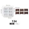5 biscoito wafer chocolate doce silicone molde DIY assar vela bolo decoração em estoque atacado