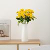Jarrón de Cerámica Blanca Simple y Creativo Shumen para Escritorio de Sala de Estar de Lujo de Gama Alta Decoración para Arreglo de Flores Frescas Hidropónicas