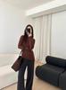 Fuente de EE. UU. Artículos C Modelo Nuevo Invierno 2025 Paquete de 48 Hilo Yangzi Alemán Cuello Medio Alto 100% Lana Merino Capa Base Top para Mujer