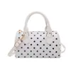 2026 Nuevo Bolso de Mano Estilo Coreano Bolso Tote Pequeño para Mujer, Bolso Almohada de Lunares de Alto Valor de Nicho, Bolso de Hombro Cruzado Único para Mujer