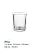 Taza de Vela de Vidrio Taza Vacía Decoración de Sala de Estar Botella de Aromaterapia Taza de Regalo para Velas Portavelas de Cristal Taza Portavelas Transparente al por Mayor