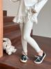 Pantalones para Niñas Medianas y Grandes Aimo Beibei Primavera Casual Infantil Versátil Suave Ajustados Pierna Larga Leggings de Alta Elasticidad